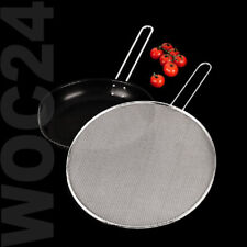 Spritzschutz gegen Öl-Fett-Spritzer aus Edelstahl für Pfanne / Bratpfanne / Topf