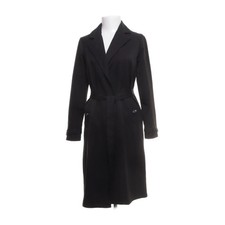 Primark, Mantel, Damen, Größe: 34, Schwarz, Polyester, Einfarbig #oT7