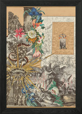 Collage mit religiösen und