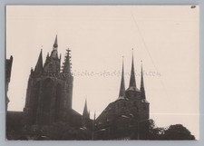 Erfurt - Dom Kirchturm im Gerüst - Altes Foto