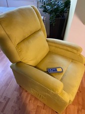 Sessel gelb mit leichter