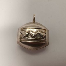 alte Babyrassel Silber 830  ~