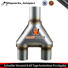 Edelstahl  Auspuff Y Rohr