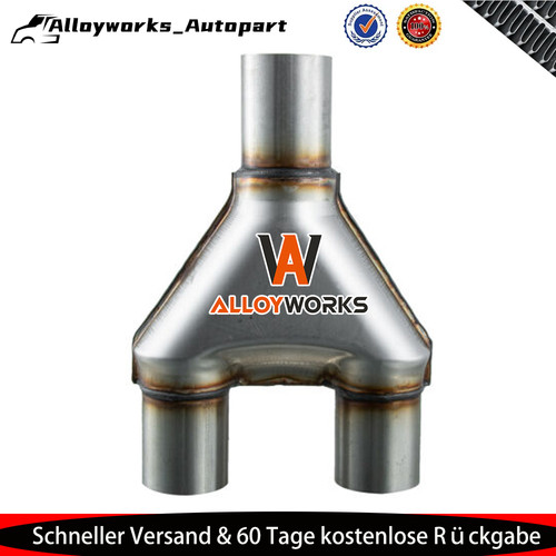 Edelstahl auspuff rohr - auspuff, y