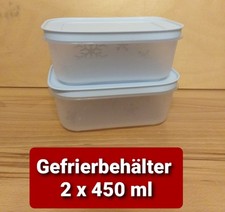 Tupperware Gefrierbehälter 2 x 450 ml Neuware OVP Eiskristall