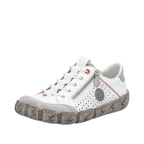 Rieker damen slipper weiß - rieker,