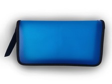 CD/DVD - Tasche Etui /Aufbewahrung Transport für 24 Discs blau Kunststoff  - NEU