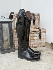 Dressurstiefel LACK /STRASS Celeris WIE NEU Hartschaft Gr.38 W32 H44 REITSTIEFEL