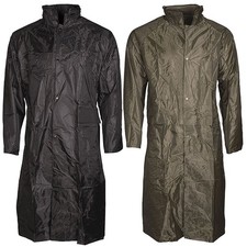 Regenmantel mit Kapuze S-3XL PVC beschichtet Regenjacke wasserdicht Angler