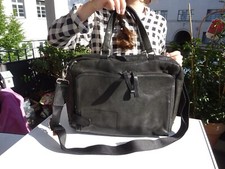 JOST Damen Tasche Messenger Akten Laptop Leder Schwarz TOP