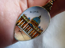 Emaille Schale Löffel Rom