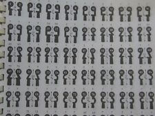 Chubbschlüssel Bartschlüssel Chubb Rohling für Einschnitt Sicherheitsschlüssel 5