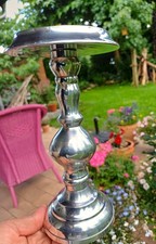 Edler Metall -Kerzenständer,  Höhe 22,5 cm,      in 4 Teilen verschraubt