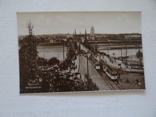 AK Mannheim Neckarbrücke Straßenbahn  [#27928]