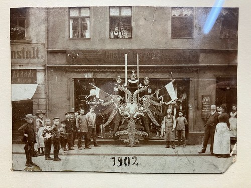 Altes foto gerahmt geschäft - foto,
