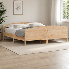 Massivholz Bett Kiefer Natur
