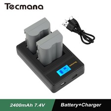 2X 2400mAh Akku EN-EL3e