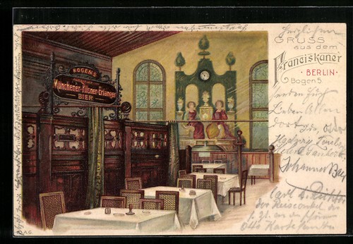 Lithographie berlin gasthaus - berlin,,