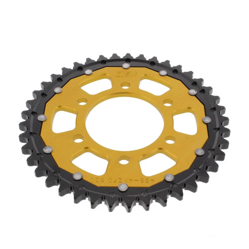 Kettenrad alu gold zähne - kettenrad,