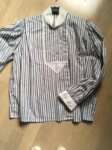 Gestreifte trachtenbluse - gestreifte,