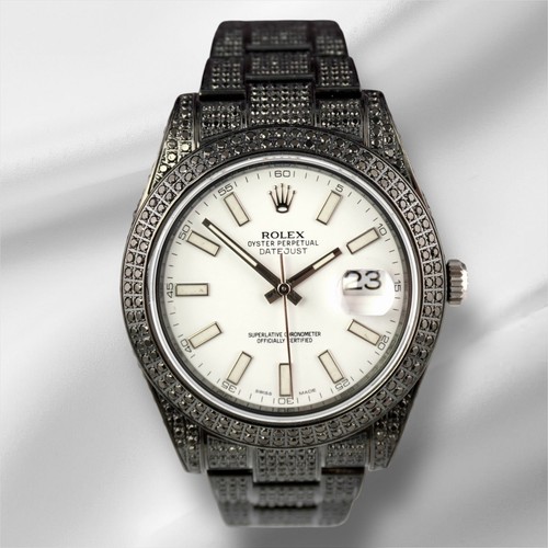 Rolex datejust 41mm - datejust, schwarz