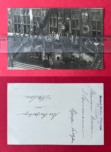 Foto aachen 1910 kaiser - um,