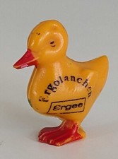 Werbefigur Ente Ergee Ergolanchen Gummitier Sammeln Werbung Vintage
