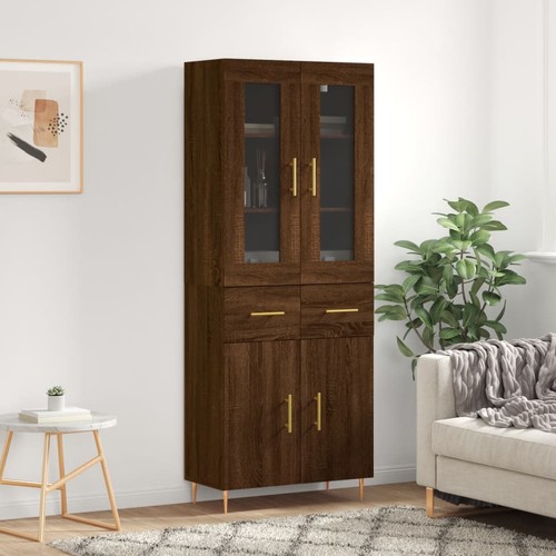 Highboard schrank betongrau - highboard,