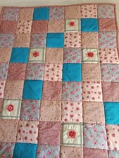 Patchwork Bettdecke für