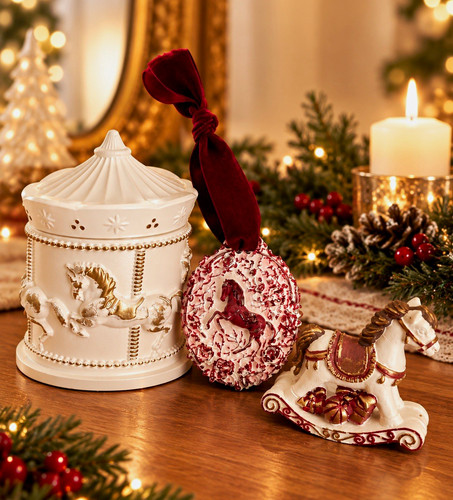Weihnachtsornament pferd aus - pferd,