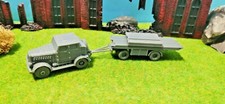 Hanomag SS-100 Traktor + Rampenwagen PF-12 Wehrmacht WW2 Bausatz 1/87 1/72 1/48