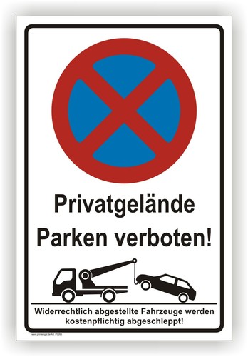 Privatgelände parken - privatgelände,