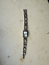 wenig getragene, silberfarbene Fabiani Damen Uhr, wasserdicht