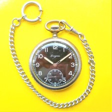 D. WEHRMACHTS - TASCHEN Dienstuhr "D 1148 2032 H", 2. WK, gute Funktion-ca. 1939