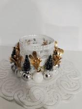 Vase Kerzenhalter Weihnachtendeco Stumpenkerzen Teelichthalter