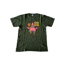 Baby Milo "Ape Shall Never Kill Ape" Spongebob Schwammkopf Tshirt Gr. L Olivgrün