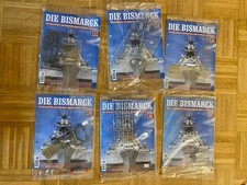 Hachette Hefte 132- 137 verschweisst Bausatz BISMARCK 1:200