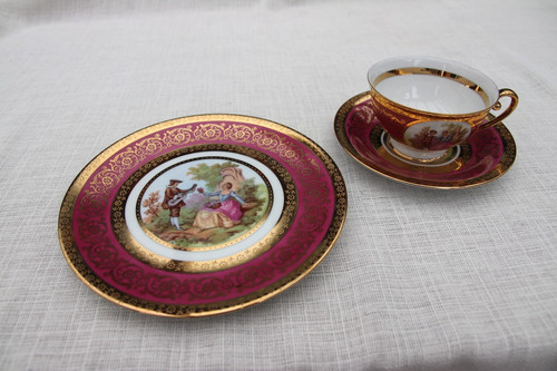 Kaffegedecke mit fragonard - kaffegedecke,