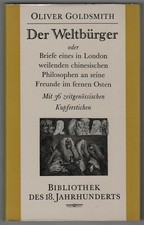 Oliver Goldsmith: Der Weltbürger (mit 36 Kupferstichen)  1986