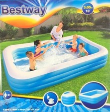 Bestway Swimming POOL 305 x 183 x 56 cm Family Kinderpool PLANSCHBECKEN 
