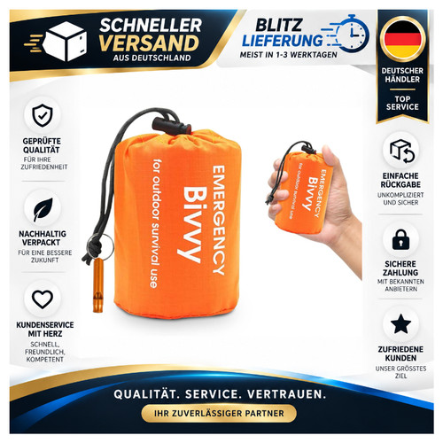 Notfall schlafsack orange - notfall, –
