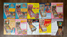 Playmatic Flyer-Set (deutsch + US) -10 Stück- Flipper Pinball