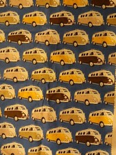 Baumwoll Stoff, Stoffreste VW Bus Bully , Tasche