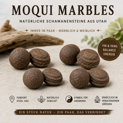 Moqui marbles paar - moqui,