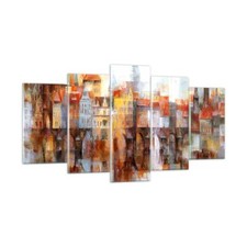 Wandbilder 160x85cm 5 tlg