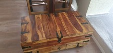 Sheesham couchtisch als truhe - couchtisch,