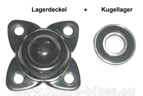 Kugellager set - set, (lager+deckel)