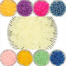 60 Glasperlen 10mm Matt