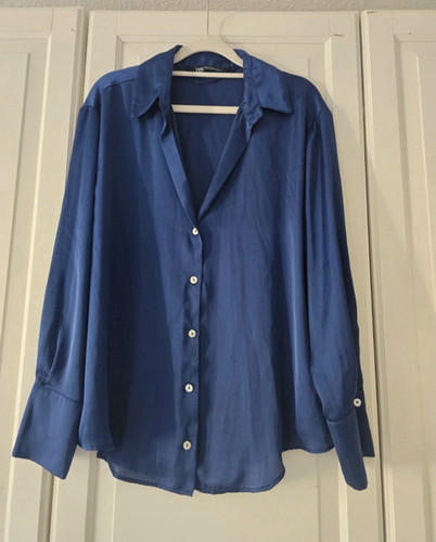 Zara damen satin bluse - damen, satin-bluse