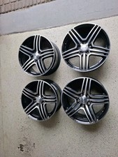 Alufelgen WHEELWORLD WH12 Schwarz Front poliert 7.5J x 17 ET 45